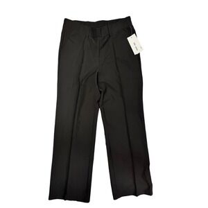 Chloe + Jasmine Women's Black Pull-On Wide-Leg Pants Size L Elastic Waist New